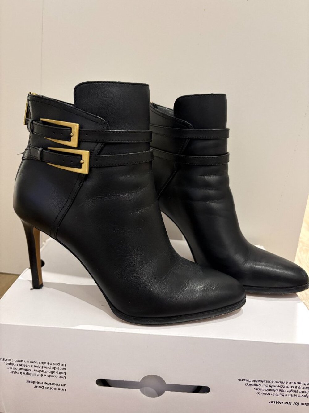 Black Vince Camuto Heel Boots